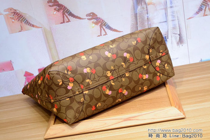 COACH蔻馳 新款 F31389 櫻桃2用子母袋 小化妝包包  Chz1382